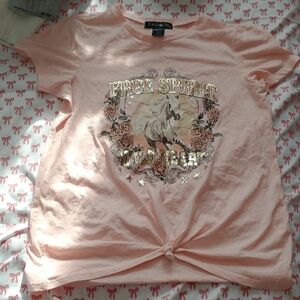 Kids Pink Free Spirit T-Shirt